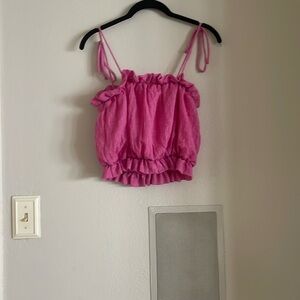 Pink summer top